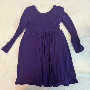 Little sleepies Purple Long Sleeve Dress